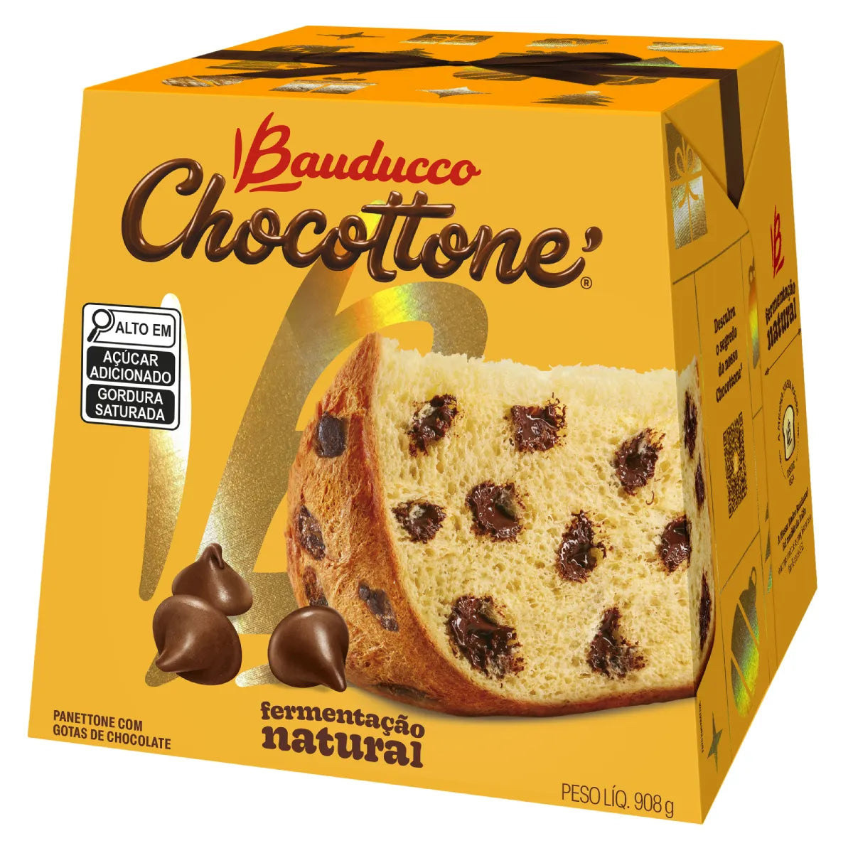 Caixa Bauducco Chocottone 908g  - 12 und