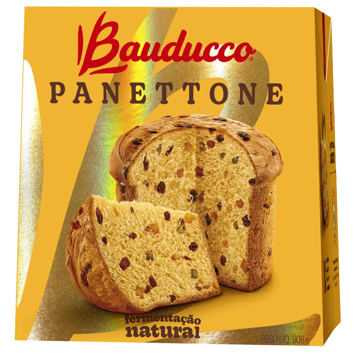 Caixa Bauducco Panettone 908g 12 und.