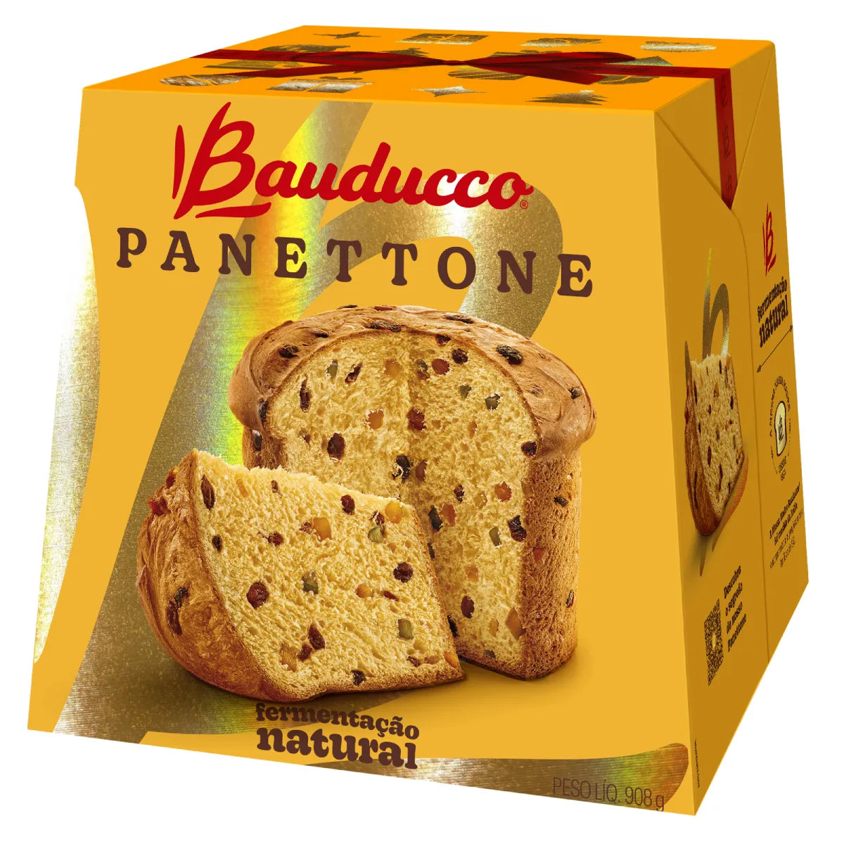 Caixa Bauducco Panettone 908g 12 und.