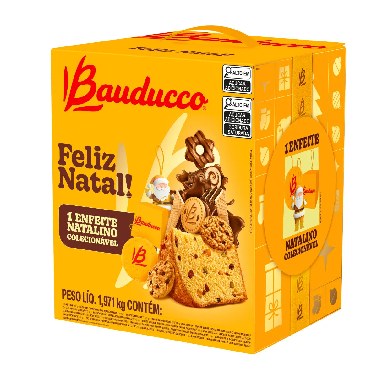 Cesta de Natal Bauducco | Caixa com 6 unidades
