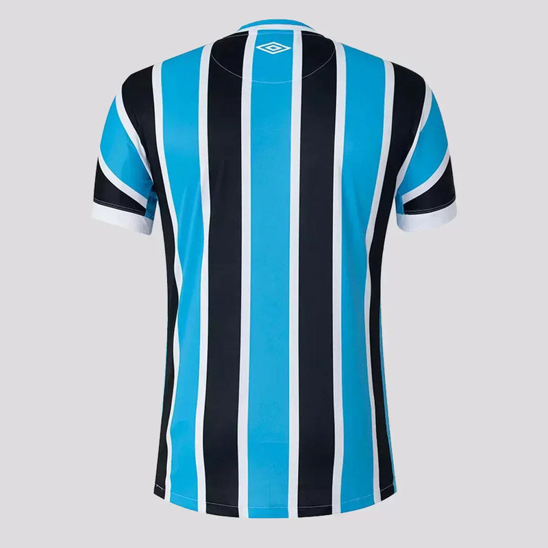Camisa Grêmio I 23/24 s/n° Torcedor Masculina - Azul+Preto