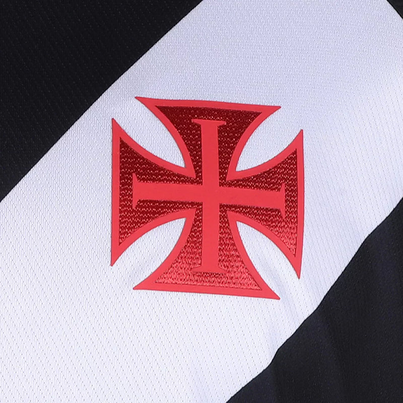 Camisa Vasco I 24/25 Jogador Masculina - Preto+Branco