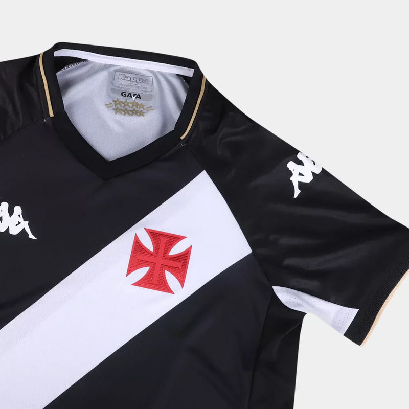 Camisa Vasco I 24/25 Jogador Masculina - Preto+Branco